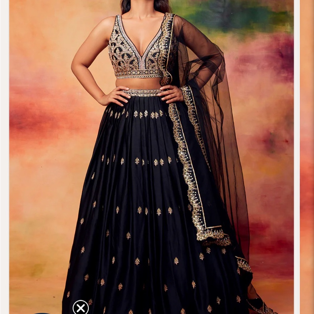 Black A-Line Skirt